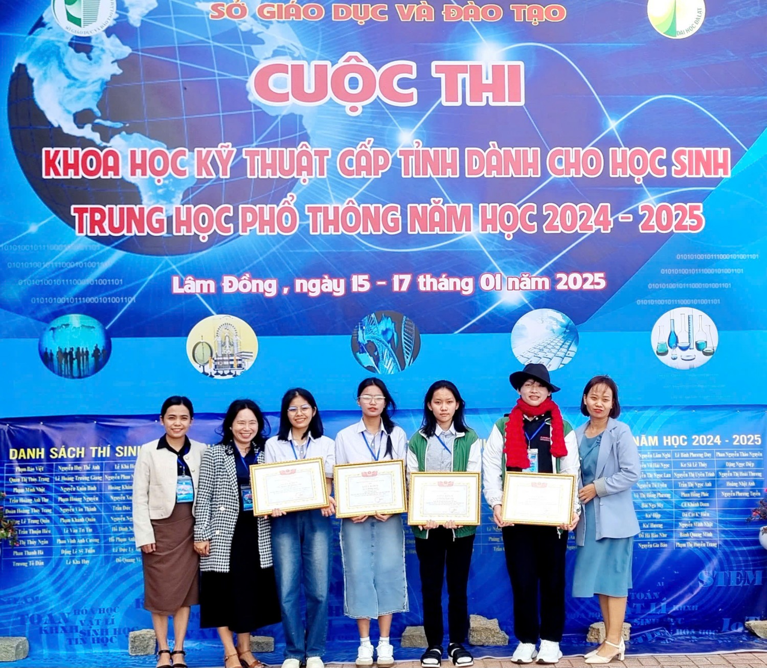 TRƯỜNG THPT LỘC THÀNH ĐẠT GIẢI CAO TRONG CUỘC THI KHOA HỌC KỸ THUẬT CẤP TỈNH DÀNH CHO HỌC SINH TRUNG HỌC PHỔ THÔNG TỈNH LÂM ĐỒNG NĂM HỌC 2024 – 2025