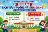THÔNG BÁO LỊCH TỰU TRƯỜNG VÀ KHAI GIẢNG NĂM HỌC MỚI 2026 -2027